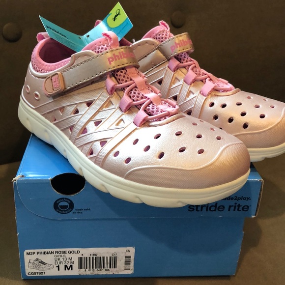 stride rite rose gold